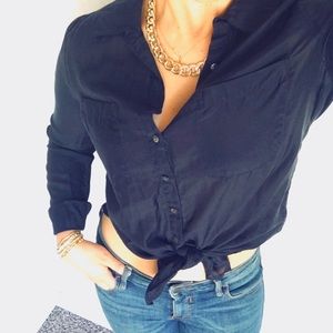 Calypso St Barth “Kesari” button down long sleeve